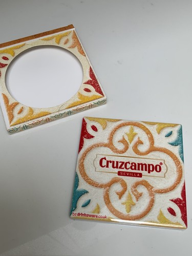 Cruzcampo sevilla tile ceramic - tile,