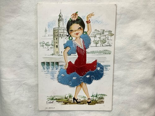 Spanish lady flamenco dress - spanish,