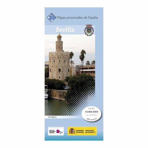 Spain provincial map sevilla - spain, map: