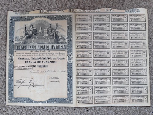 1926 islas del guadalquivir - islas,