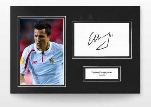 Yevhen konoplyanka hand signed - yevhen,