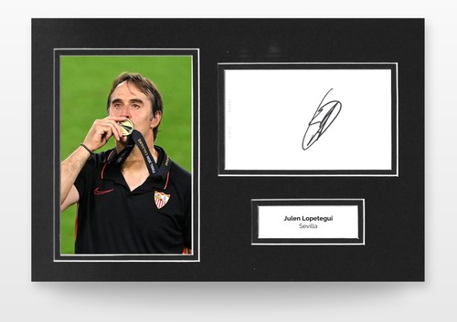 Julen lopetegui hand signed - lopetegui, hand-signed
