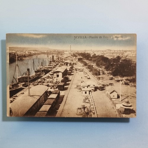 Sevilla spain postcard - postcard, c1920