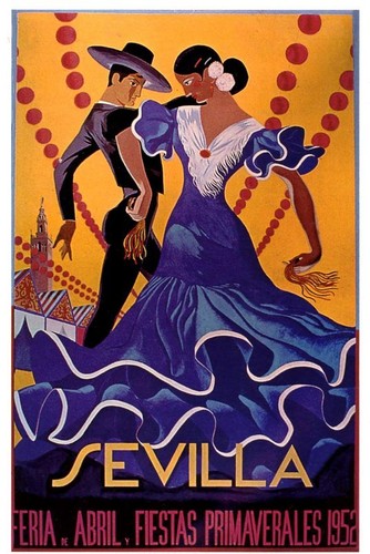 Vintage 1952 seville spain - 1952,