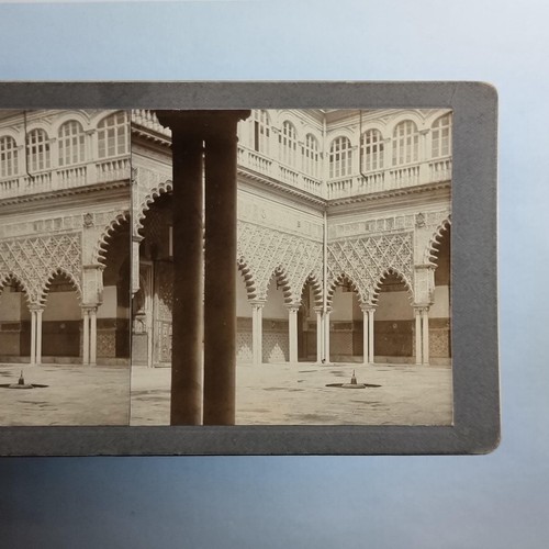 Seville stereoview c1900 - stereoview, real