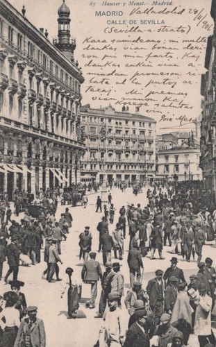 Vintage postcard spain madrid - vintage,