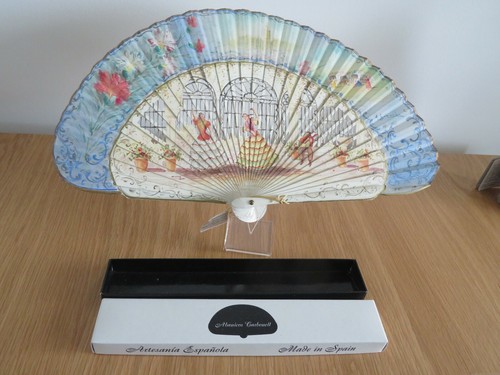 Collectors hand held fan - hand,