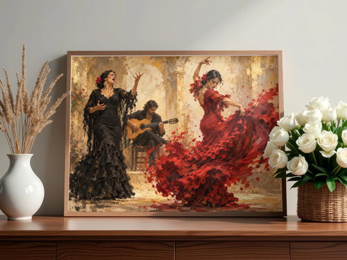 Flamenco dancer poster - flamenco,