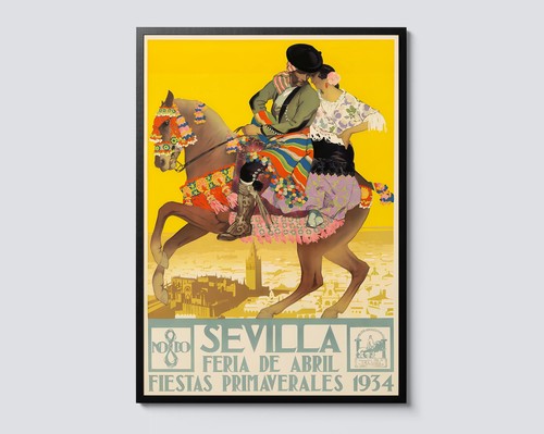 Sevilla spain vintage travel - sevilla,