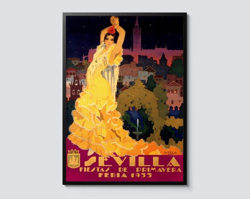 Sevilla spain vintage travel - vintage,